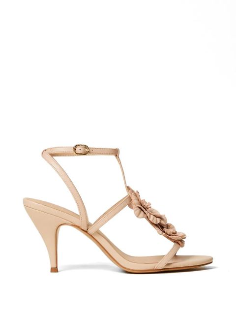 TWINSET floral-appliqué sandals - Neutrals - zdjęcie produktu nr 1