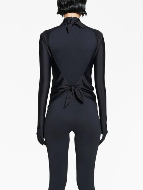 Balenciaga long-sleeve turtleneck top - Black
