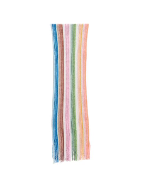 Missoni multicolour striped scarf - Blue - zdjęcie produktu nr 1