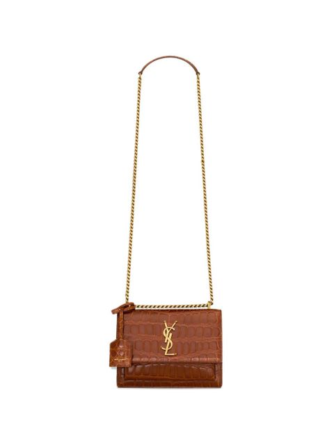 Saint Laurent small Sunset cross body bag - Brown - zdjęcie produktu nr 1