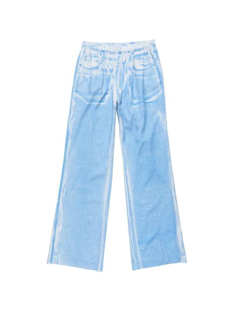 Acne Studios wide-leg trousers - Blue - zdjęcie produktu nr 1