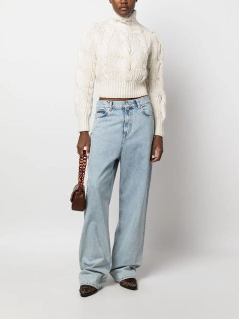 ZIMMERMANN Luminosity wool jumper - White