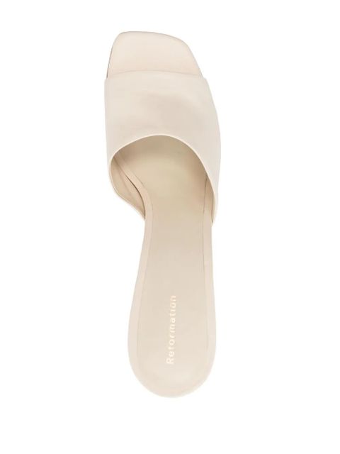 Reformation 75mm Enya sandals - Neutrals