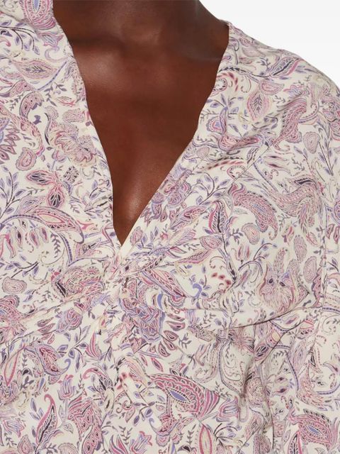 MARANT ÉTOILE Zekia blouse - Neutrals - zdjęcie produktu nr 2