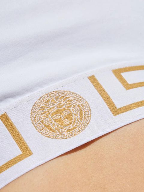 Versace Greca Border bralette - White - zdjęcie produktu nr 2