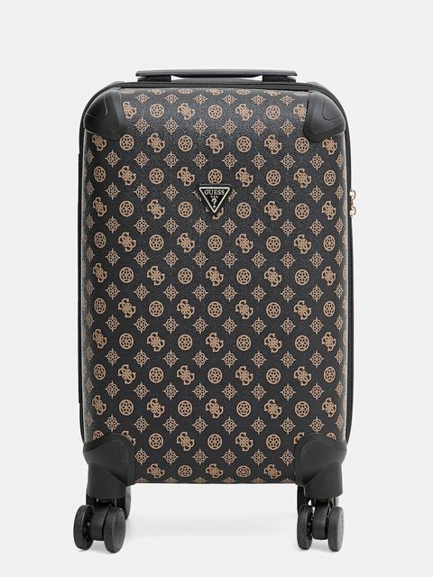 Guess walizka kolor brązowy TWHP74 52983