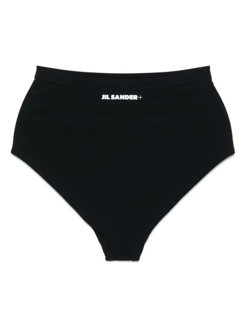 Jil Sander logo-print bikini bottoms - Black - zdjęcie produktu nr 1