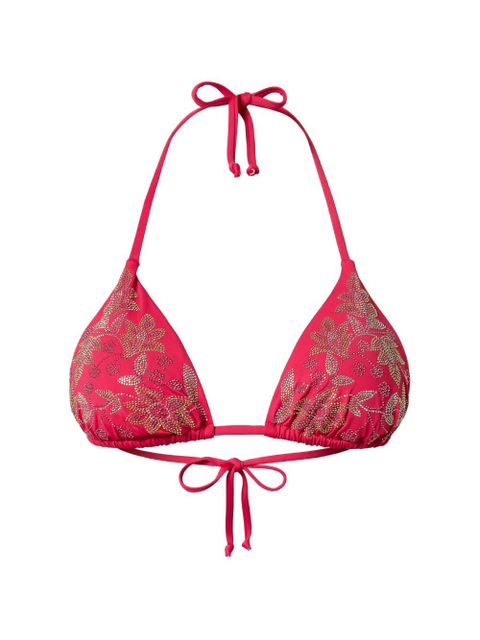 TWINSET studs triangle bikini top - Red - zdjęcie produktu nr 1