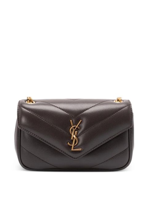 Saint Laurent mini Loulou cross body bag - Brown - zdjęcie produktu nr 1