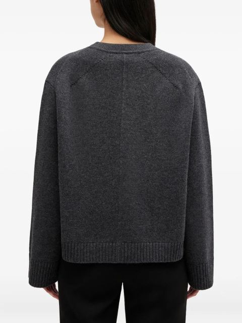 GANNI pocket button-fastening cardigan - Grey - zdjęcie produktu nr 2