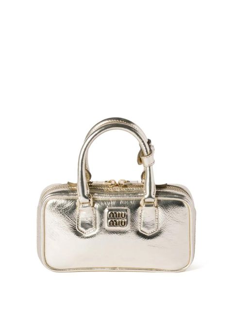 Miu Miu mini Arcadie tote bag - Silver
