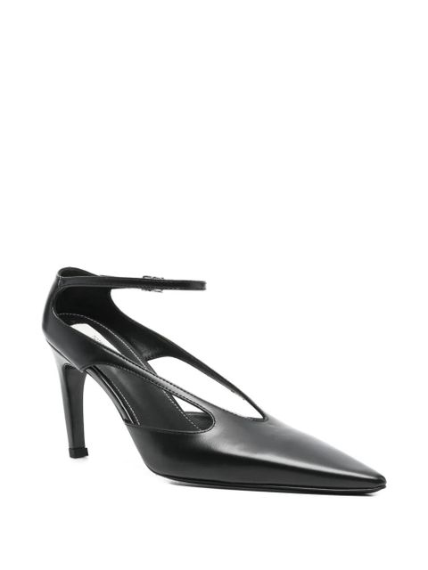 TOTEME pointed-toe leather pumps - Black - zdjęcie produktu nr 2