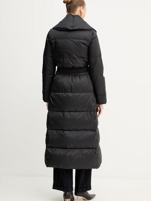 Twinset kurtka puchowa kolor czarny zimowa 252TT2050