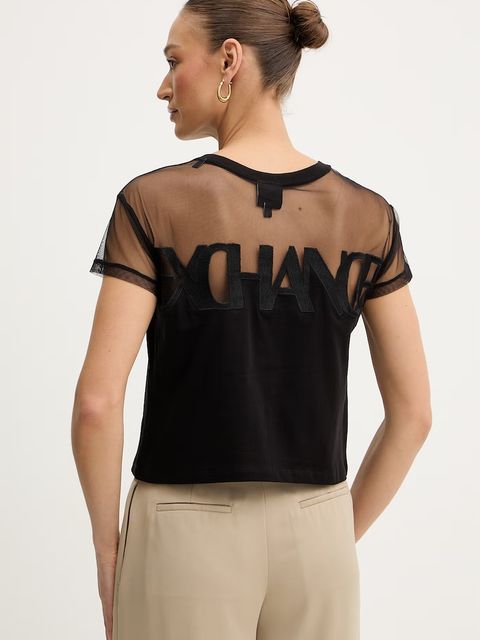 Armani Exchange t-shirt bawełniany - zdjęcie produktu nr 2