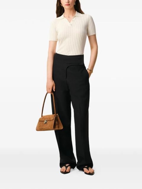 AMI Paris belted tailored trousers - Black - zdjęcie produktu nr 2