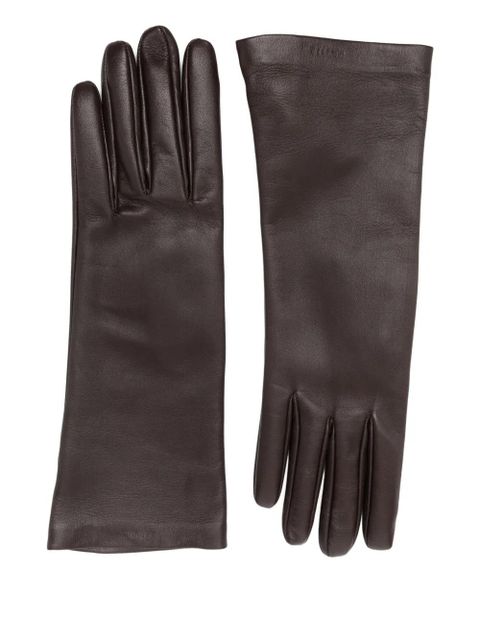 KHAITE Remo leather gloves - Brown - zdjęcie produktu nr 1