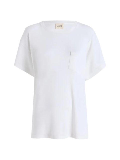 KHAITE crew-neck T-shirt - White - zdjęcie produktu nr 1