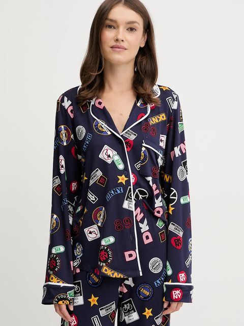 Dkny piżama damska kolor granatowy YI90076F - zdjęcie produktu nr 1