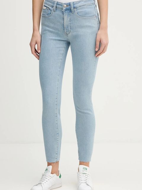 Calvin Klein Jeans jeansy damskie kolor niebieski LV047E617G - zdjęcie produktu nr 1