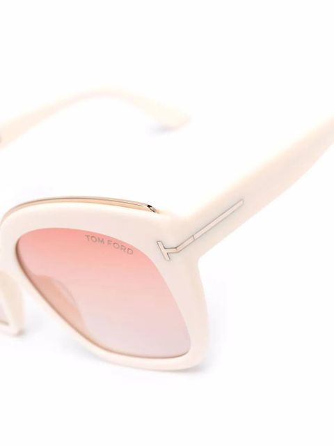 TOM FORD Eyewear oversized-frame sunglasses - Neutrals