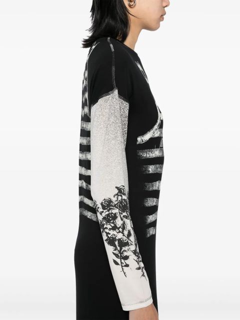 Jean Paul Gaultier Tattoo dress - Black
