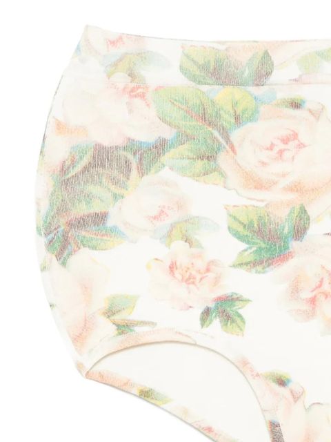 Simone Rocha floral-print brief - Multicolour