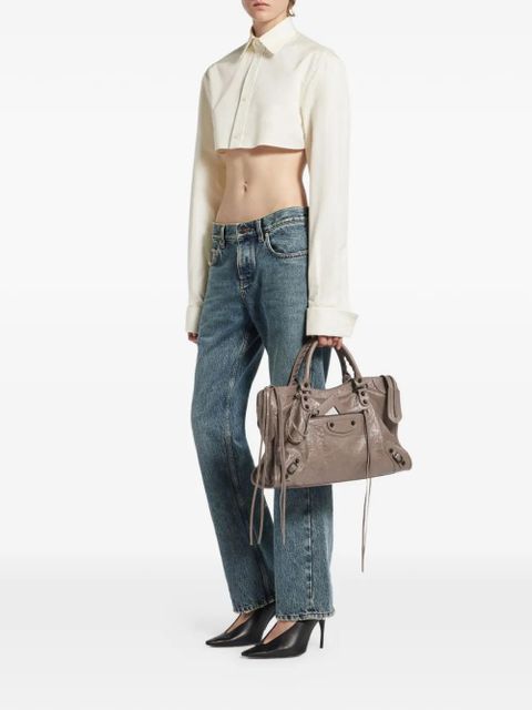 Balenciaga medium Le City leather tote Bag - Grey - zdjęcie produktu nr 2