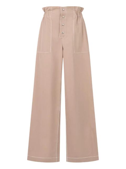 Marni gabardine trousers - Neutrals - zdjęcie produktu nr 1