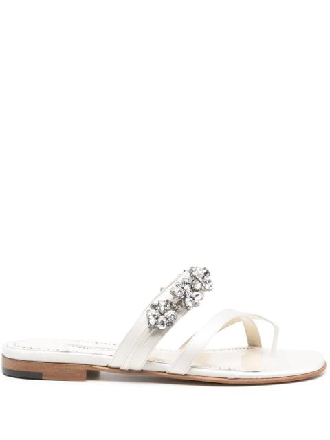 Manolo Blahnik Perlusa sandals - White - zdjęcie produktu nr 1