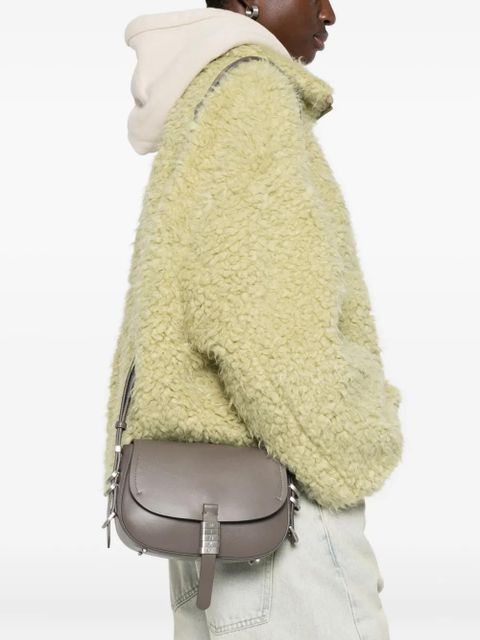 PINKO leather cross body bag - Grey