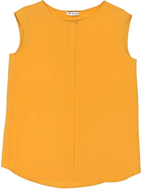 Loro Piana scoop-neck vest - Orange - zdjęcie produktu nr 1