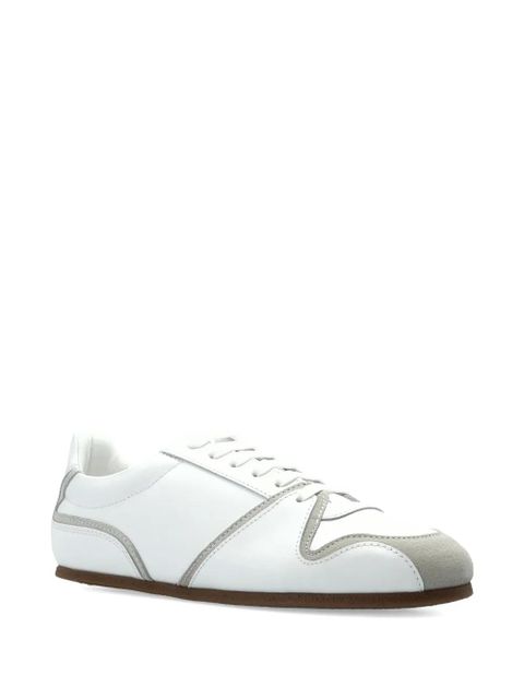 Moschino lace-up leather sneakers - White - zdjęcie produktu nr 2