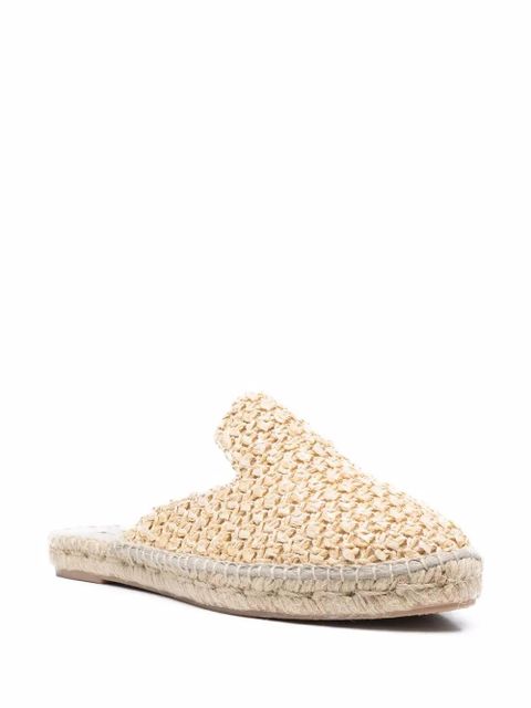 Manebi raffia slip-on espadrilles - Neutrals