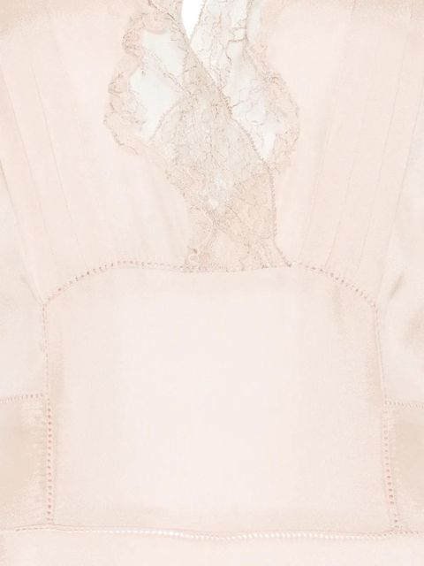 Maison Margiela midi silk dress - Neutrals