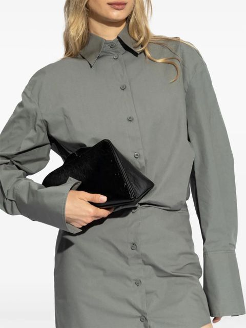 The Attico 8.30PM leather clutch bag - Black - zdjęcie produktu nr 2