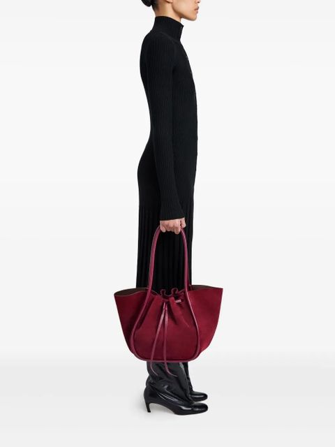 Proenza Schouler large Ruched tote bag - Red - zdjęcie produktu nr 2