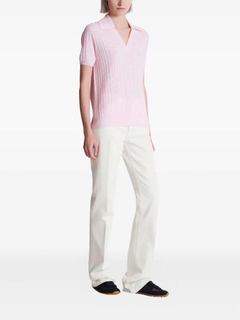 Balmain monogram-pattern top - Pink - zdjęcie produktu nr 2