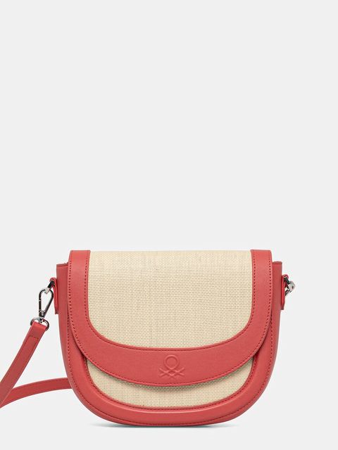 United Colors of Benetton torebka kolor różowy 6NYFDY07R - zdjęcie produktu nr 1