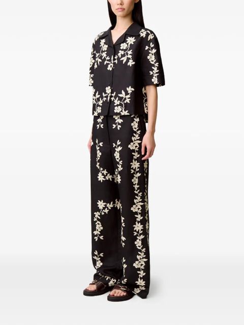 Claudie Pierlot floral-print shirt - Black