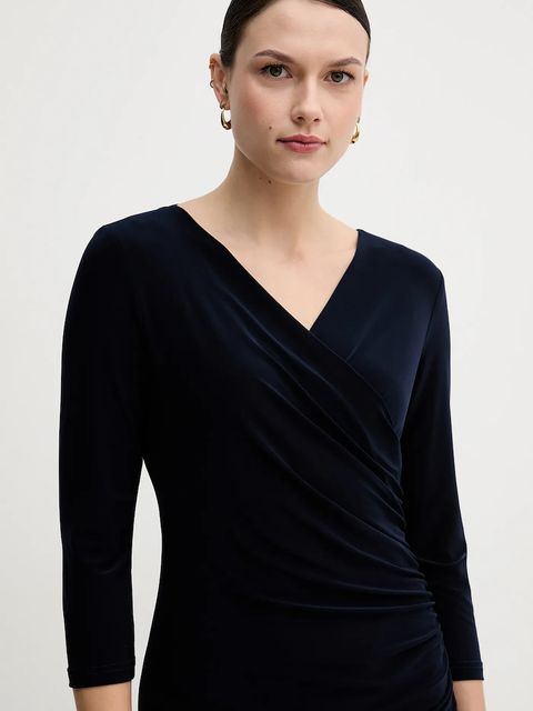 Joseph Ribkoff sukienka kolor granatowy mini dopasowana 233305 - zdjęcie produktu nr 2