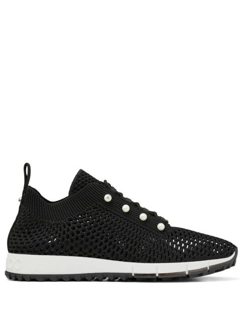 Jimmy Choo Veles pearl-embellished sneakers - Black - zdjęcie produktu nr 1