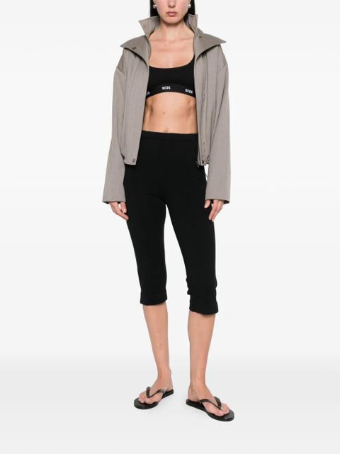 GCDS logo-band bralette - Black - zdjęcie produktu nr 2