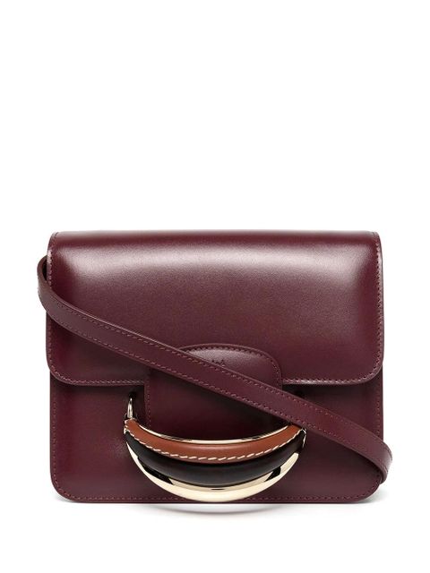 Chloé Kattie leather crossbody bag - Red - zdjęcie produktu nr 1