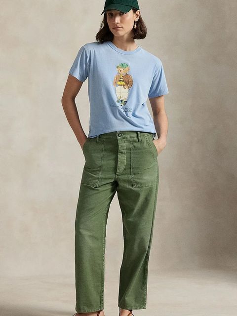 Polo Ralph Lauren t-shirt bawełniany damski kolor niebieski 211971730