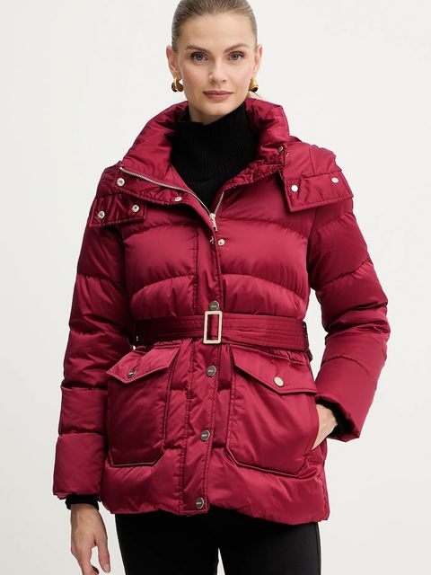 Liu Jo kurtka puchowa kolor bordowy zimowa MF5010 T017A - zdjęcie produktu nr 1