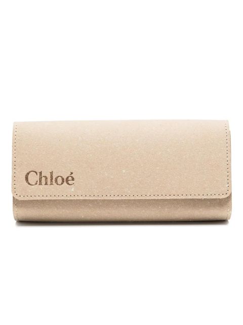 Chloé Eyewear oversized hexagonal-frame sunglasses - Gold