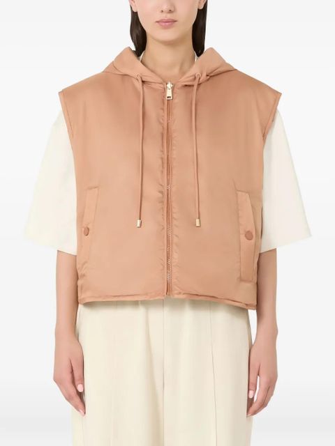 Weekend Max Mara reversible hooded quilted gilet - Green