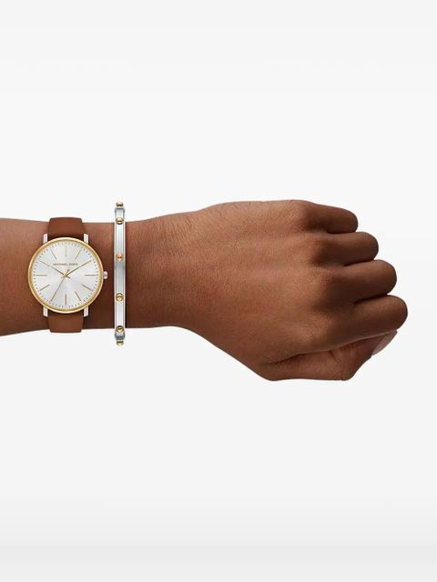 Michael Kors Pyper gold-tone 38mm watch set - Silver - zdjęcie produktu nr 2