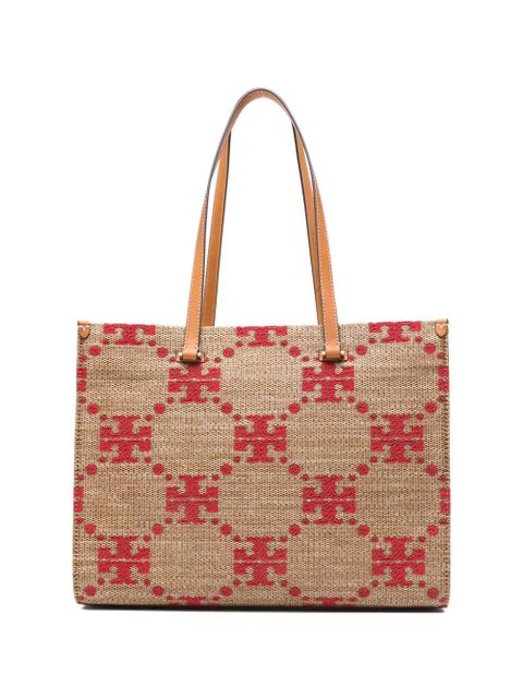 Tory Burch monogram-pattern tote bag - Neutrals - zdjęcie produktu nr 1