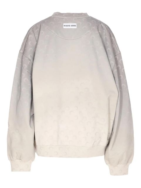 Marine Serre Moon-logo sweatshirt - Grey - zdjęcie produktu nr 2